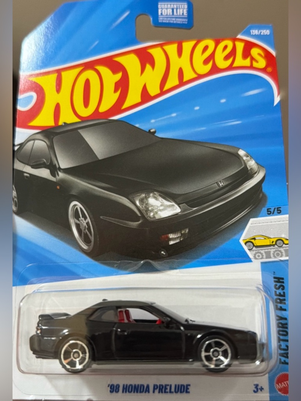 Hot Wheels '98 Honda Prelude - Black